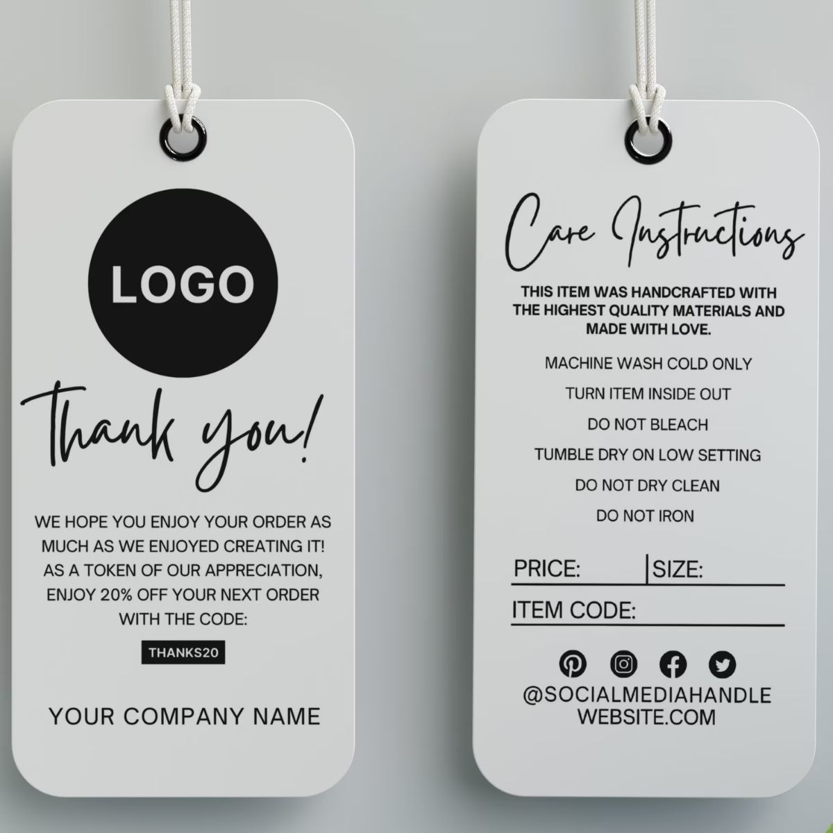 Custom T-Shirt Hang Tags: The Complete Guide for Clothing Brands