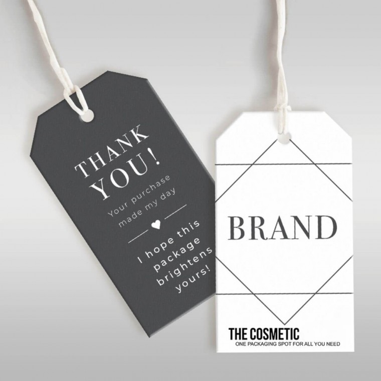 Cosmetic Hang Tags