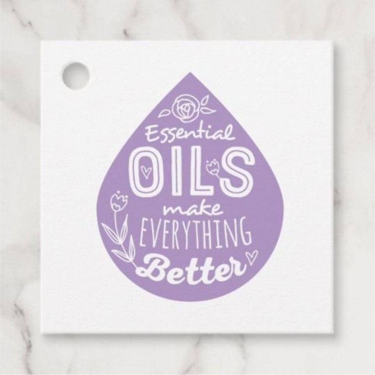 Essential Oil Hang Tags