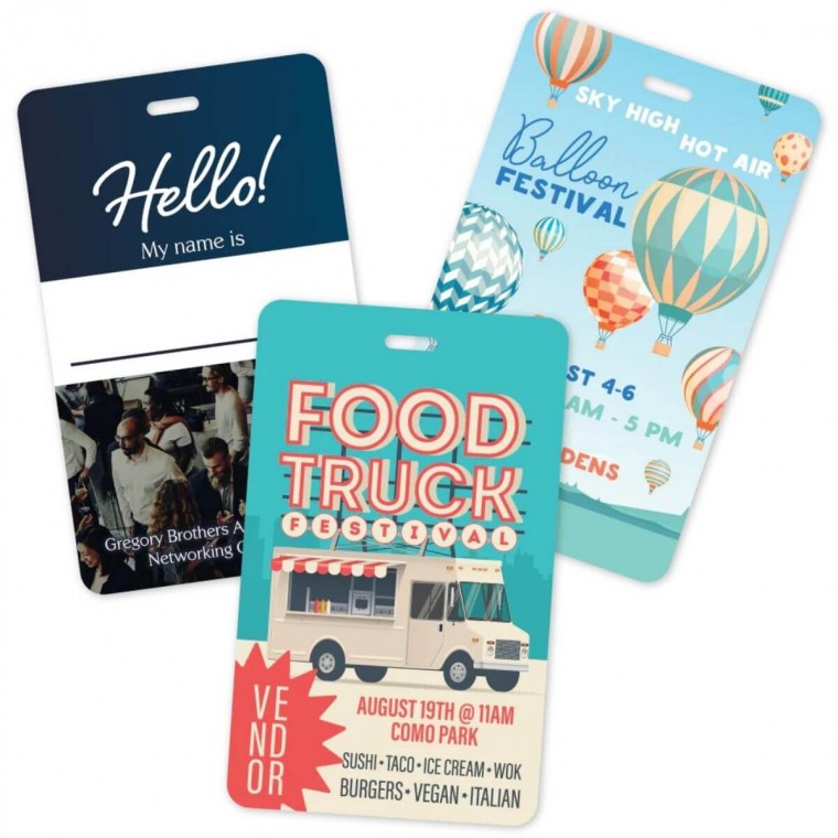 Event Badge Hang Tags