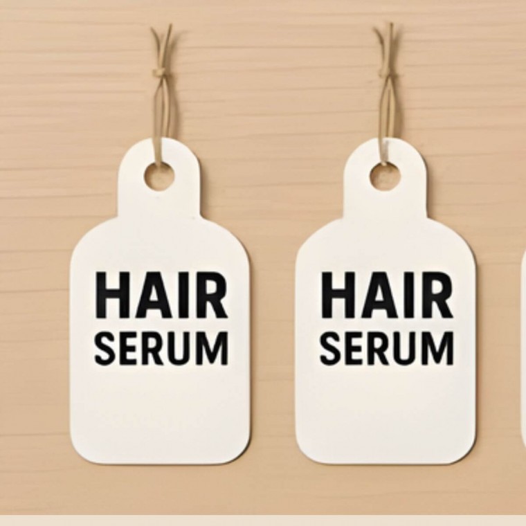 Hair Serum Tags