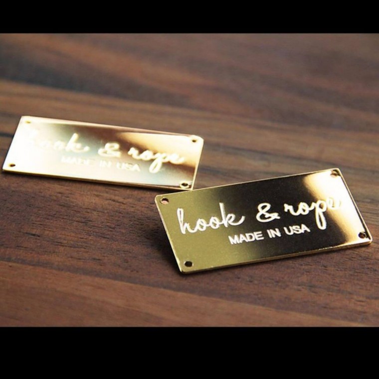 Metallic Finish Tags