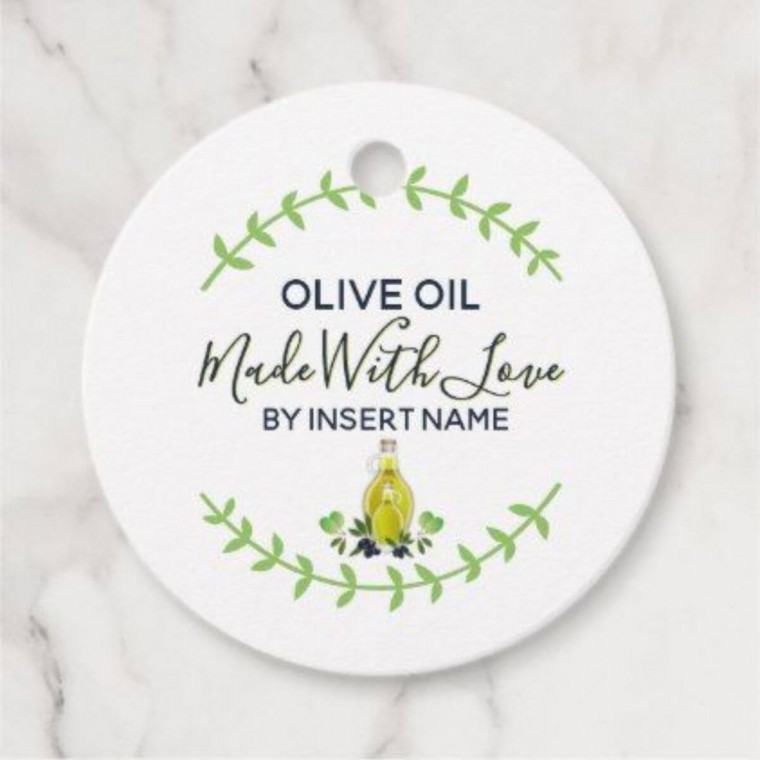 Oil Bottle Tags