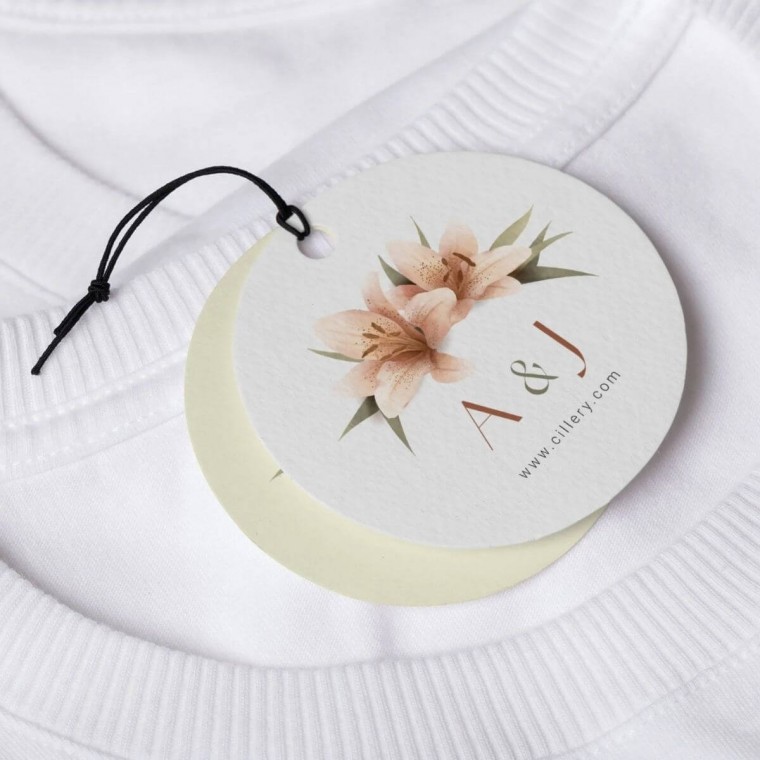 Round Apparel Hang Tags