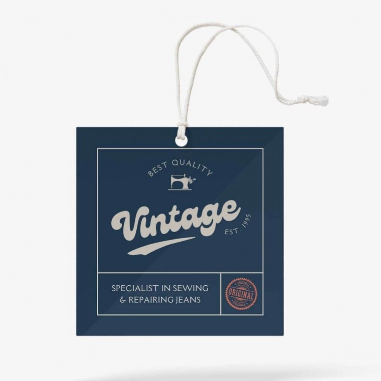 Square Clothing Hang Tags