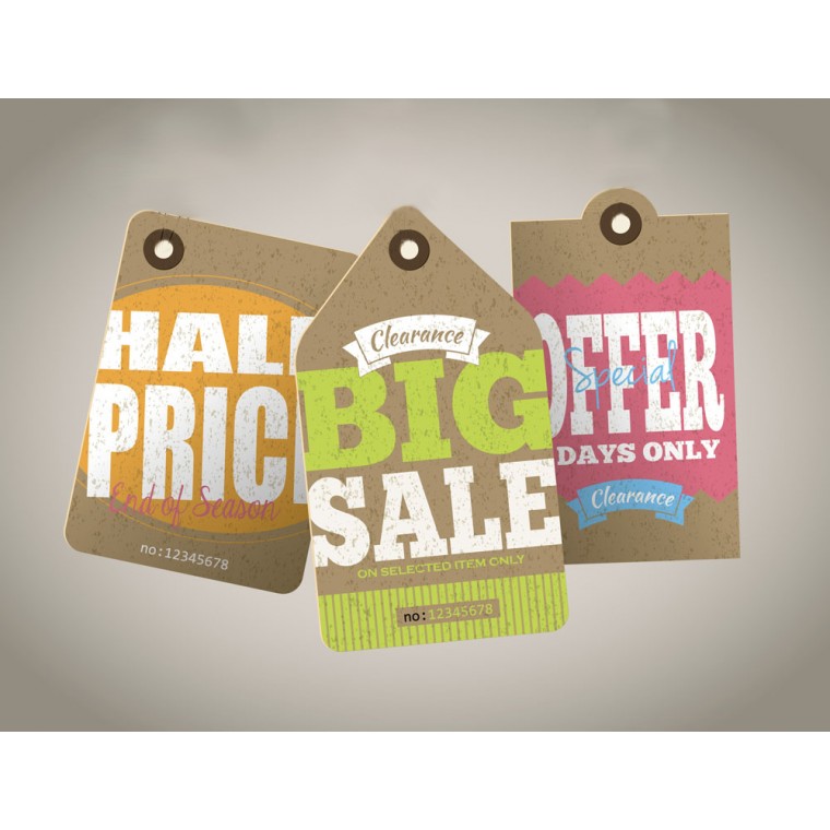 Custom Sale Tags