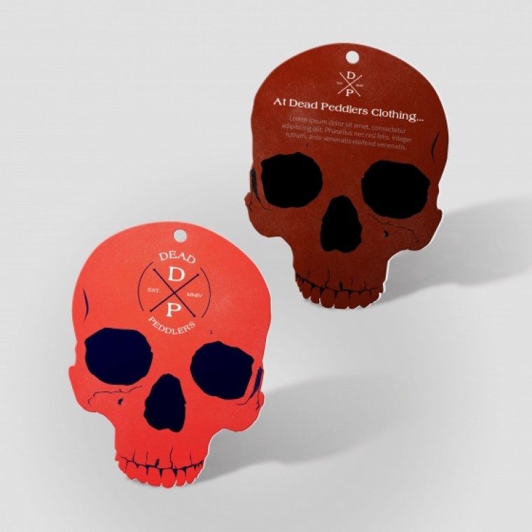 Die Cut Hats Tags