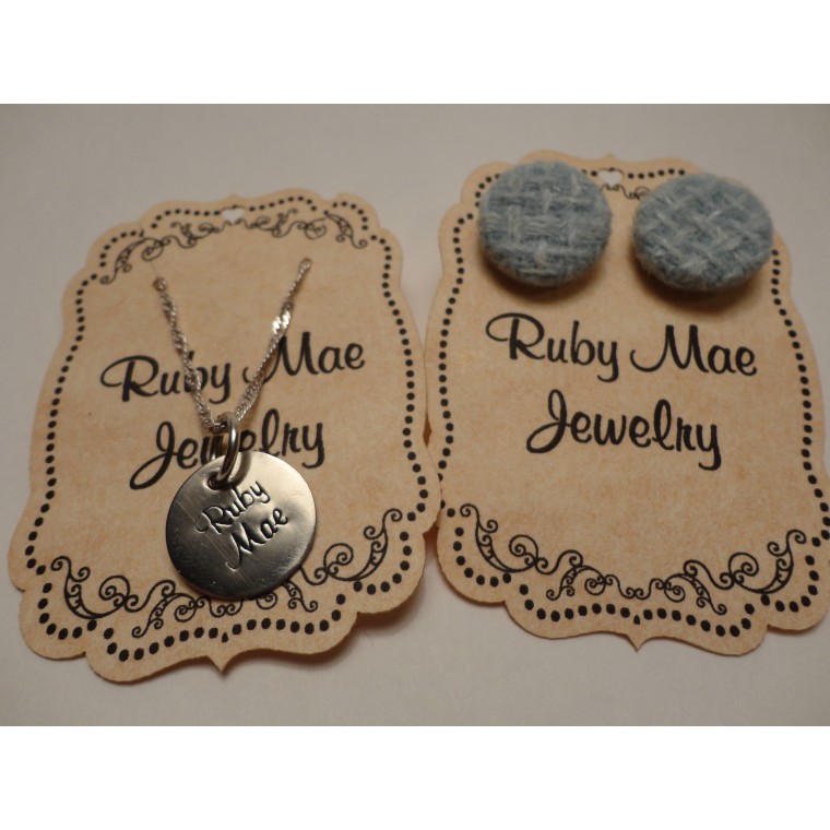 Die Cut jewelry tags