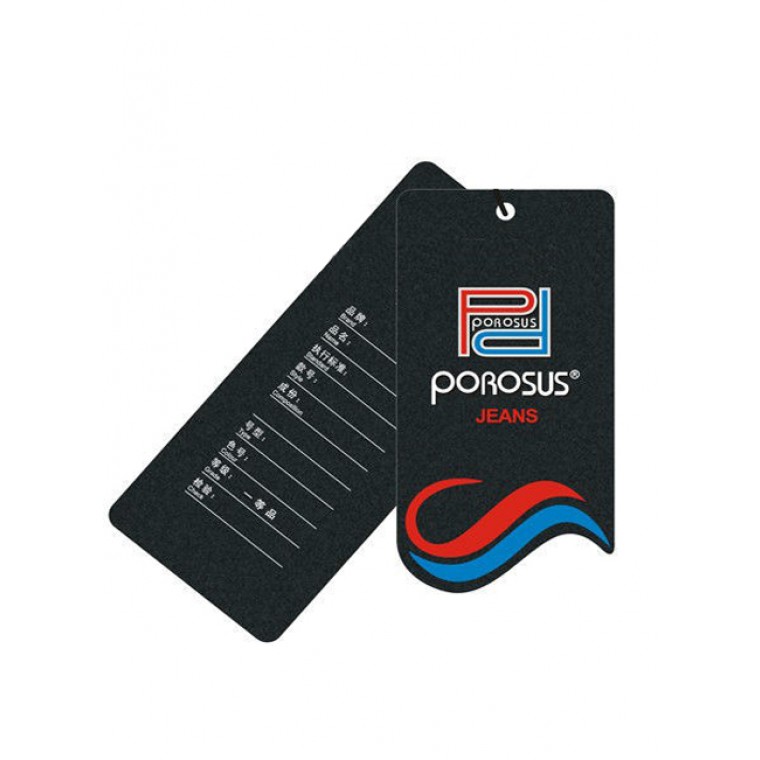 Die Cut Belt Hang Tags