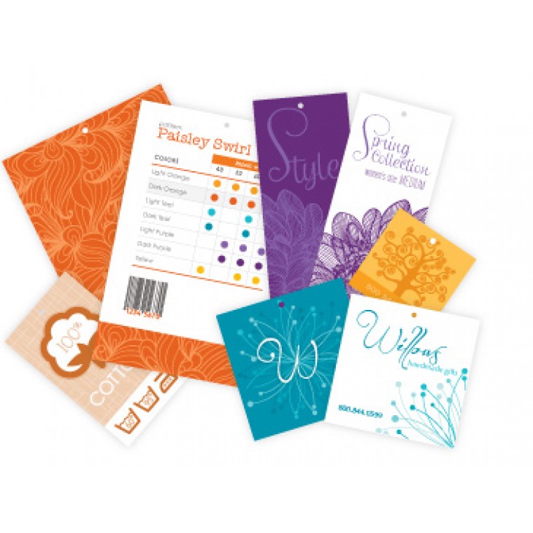 Custom Fold Over Tags