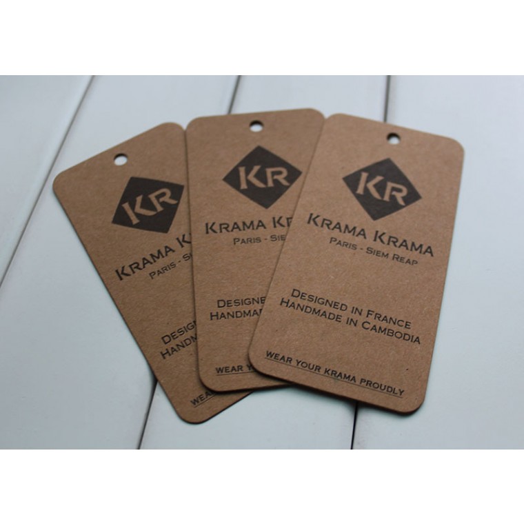 Rectangular Jeans Paper Hang Tags