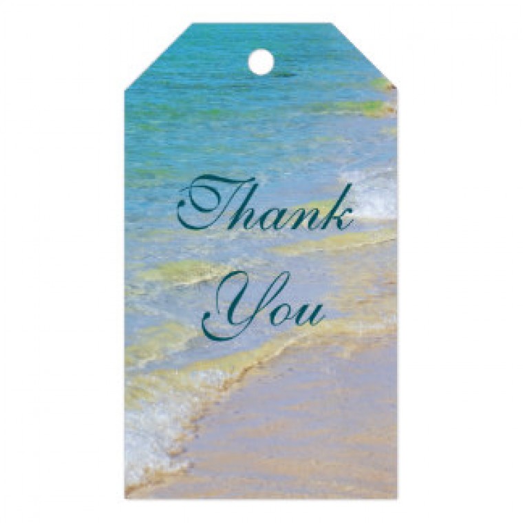 Wave Die Cut Tags