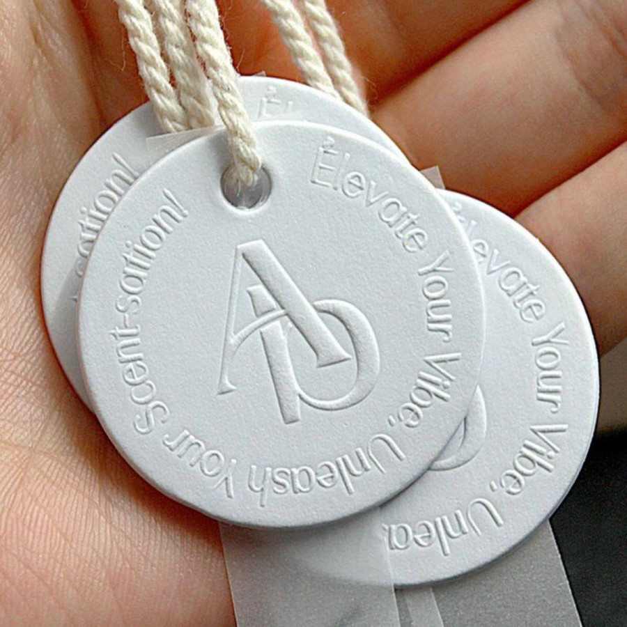 Embossed Logo Tags