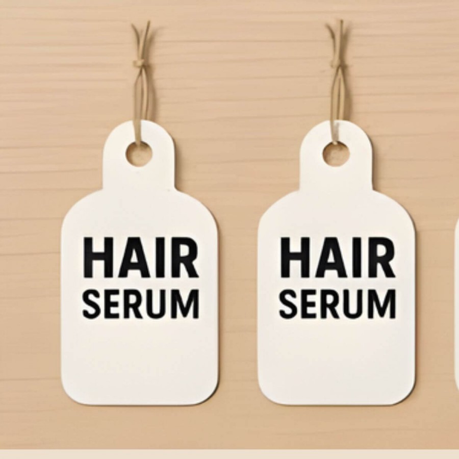 Hair Serum Tags