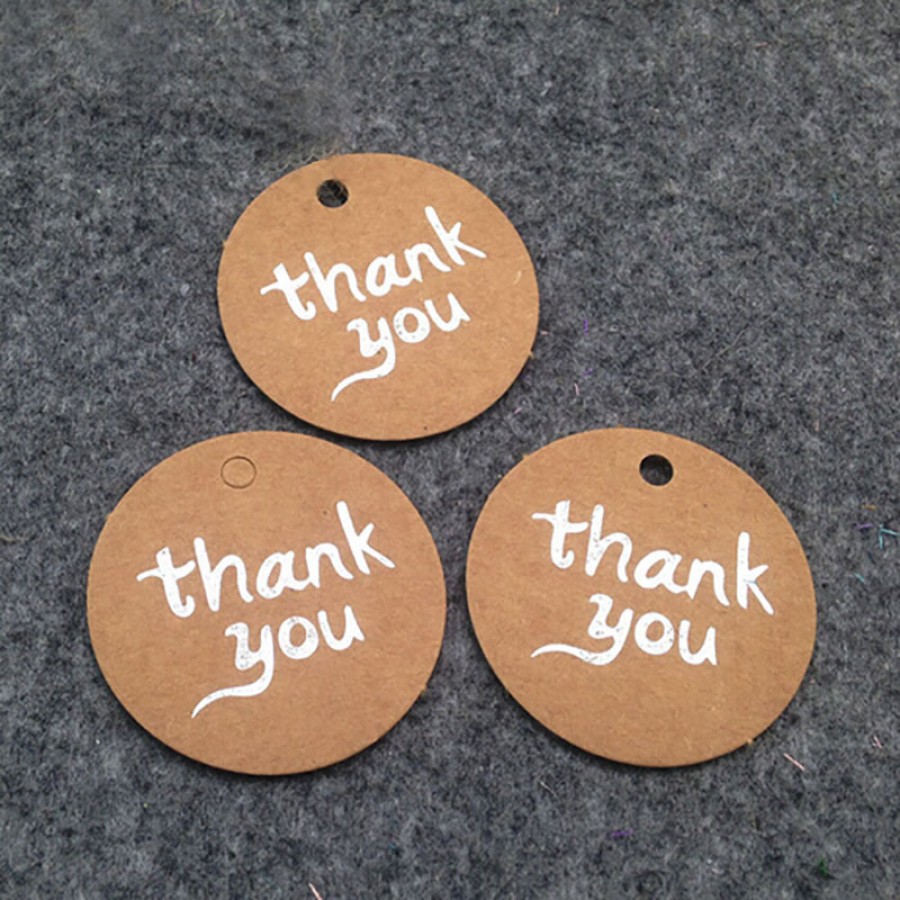 Round Kraft Paper Hang Tags