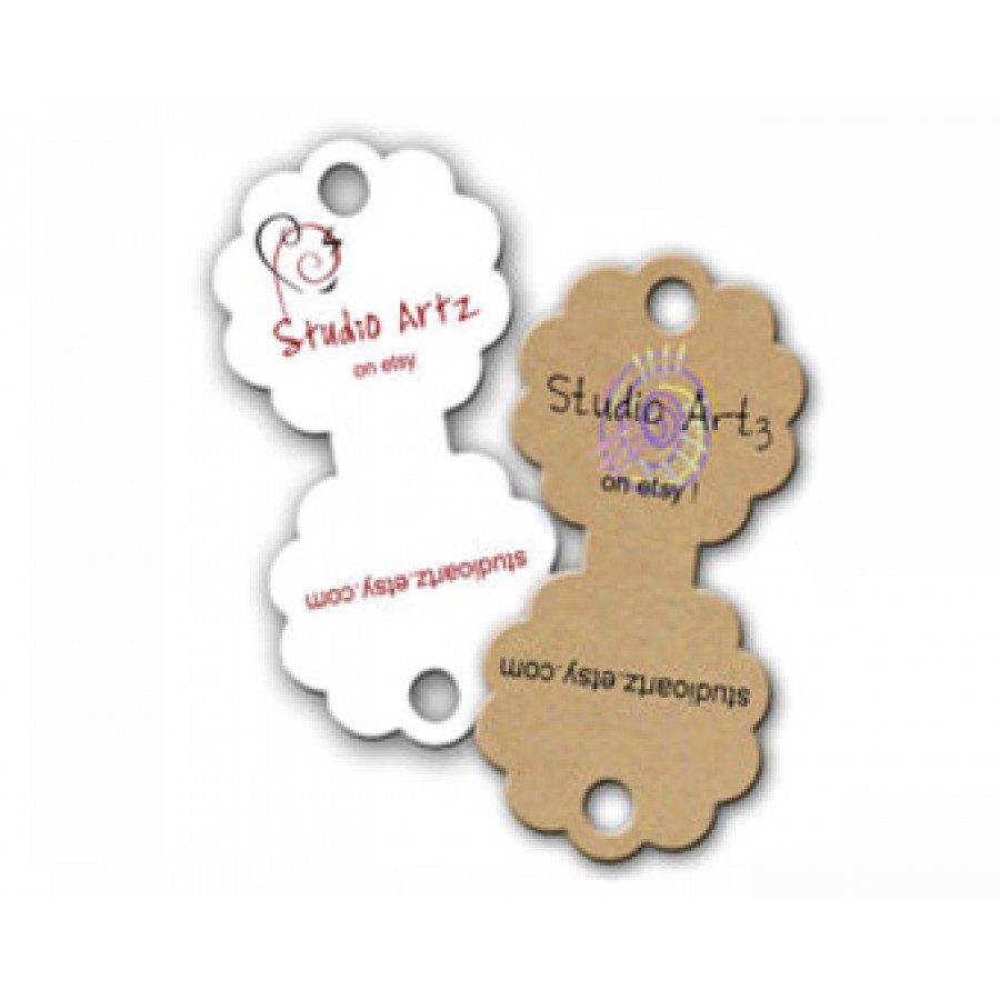 Round Fold Over Tags