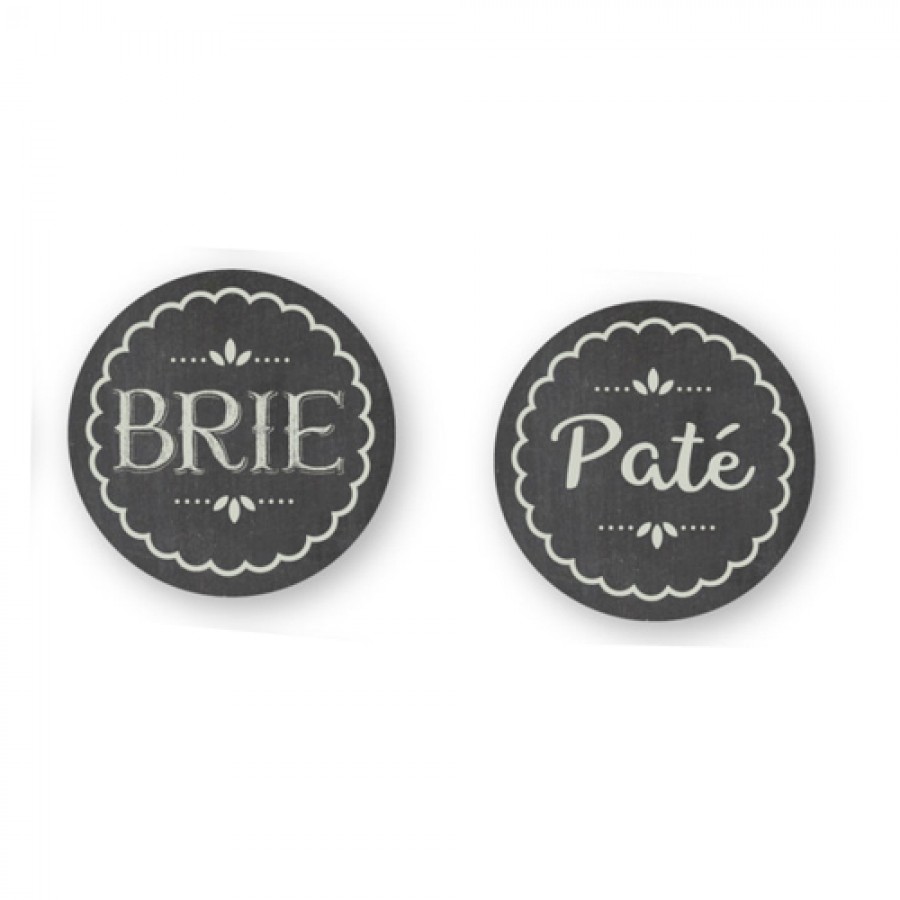 Round Cheese Hang Tags