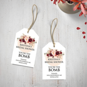 Bath Bomb Hang Tags