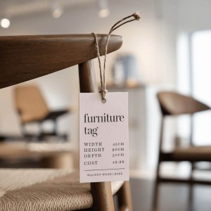 Furniture Hang Tags