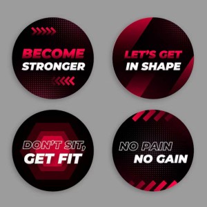 Gym Apparel Tags