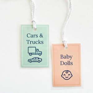 Printed Tags for Toys
