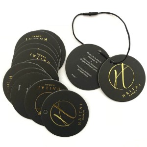 Round Apparel Hang Tags