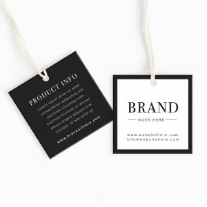 Square Clothing Hang Tags