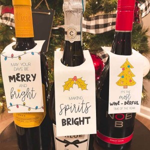 Wine Gift Box Tags