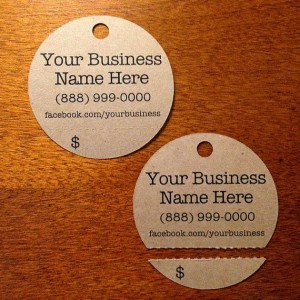 Round Tear-off Tags