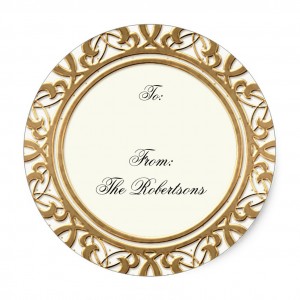 Round Elegant Series Tags