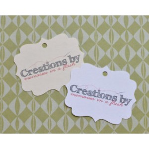 Square Art Paper Hang Tags