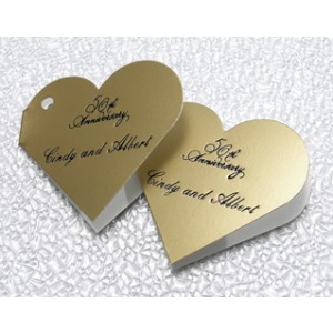 Square Fold Over Tags